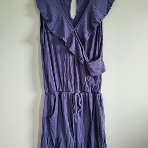 Elegant Purple Women's Romper